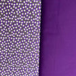 Pound A Metre 2 Piece Bundle Digitally Printed 100% Cotton- 45" Wide (Purple)