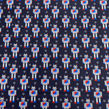 Pound A Metre 2 Piece Bundle Digitally Printed 100% Cotton- 45" Wide (Robot)