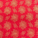 Pound A Metre 2 Piece Bundle Digitally Printed Gold Foil Christmas 100% Cotton- 45" Wide (Bloom Bundle)