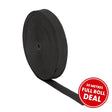 Pound A Metre 30 Metre Full Roll 24mm Premium Elastic- Full 30 Metre Roll (Black)