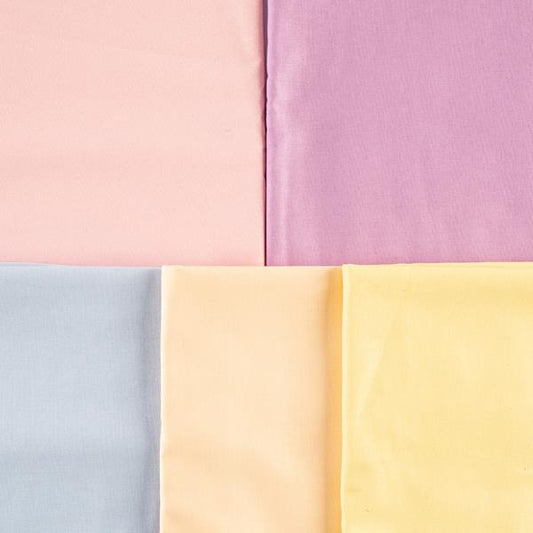 2.5 Metres 100% Cotton Fabric Bundle- (Pastel Palette) - Pound A Metre