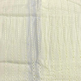 Pound A Metre 3 Metre 3 Metre Broderie Anglaise Floral Cotton - 45" Wide (Cream)