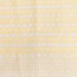 Pound A Metre 3 Metres 3 Metre Broderie Anglaise Floral Cotton - 45" Wide (Lemon & White) (EOL)