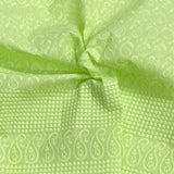 Pound A Metre 3 Metres 3 Metre Broderie Anglaise Floral Cotton - 45" Wide (Lime) (EOL)
