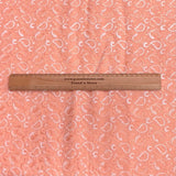 Pound A Metre 3 Metre 3 Metre Broderie Anglaise Floral Cotton - 45" Wide (Peach)