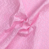 Pound A Metre 3 Metres 3 Metre Broderie Anglaise Floral Cotton - 45" Wide (Pink) (EOL)