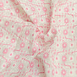 Pound A Metre 3 Metre 3 Metre Broderie Anglaise Floral Cotton - 45" Wide (Pink & White)
