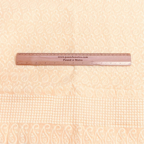 Pound A Metre 3 Metres 3 Metre Broderie Anglaise Floral Cotton - 45" Wide (Yellow)