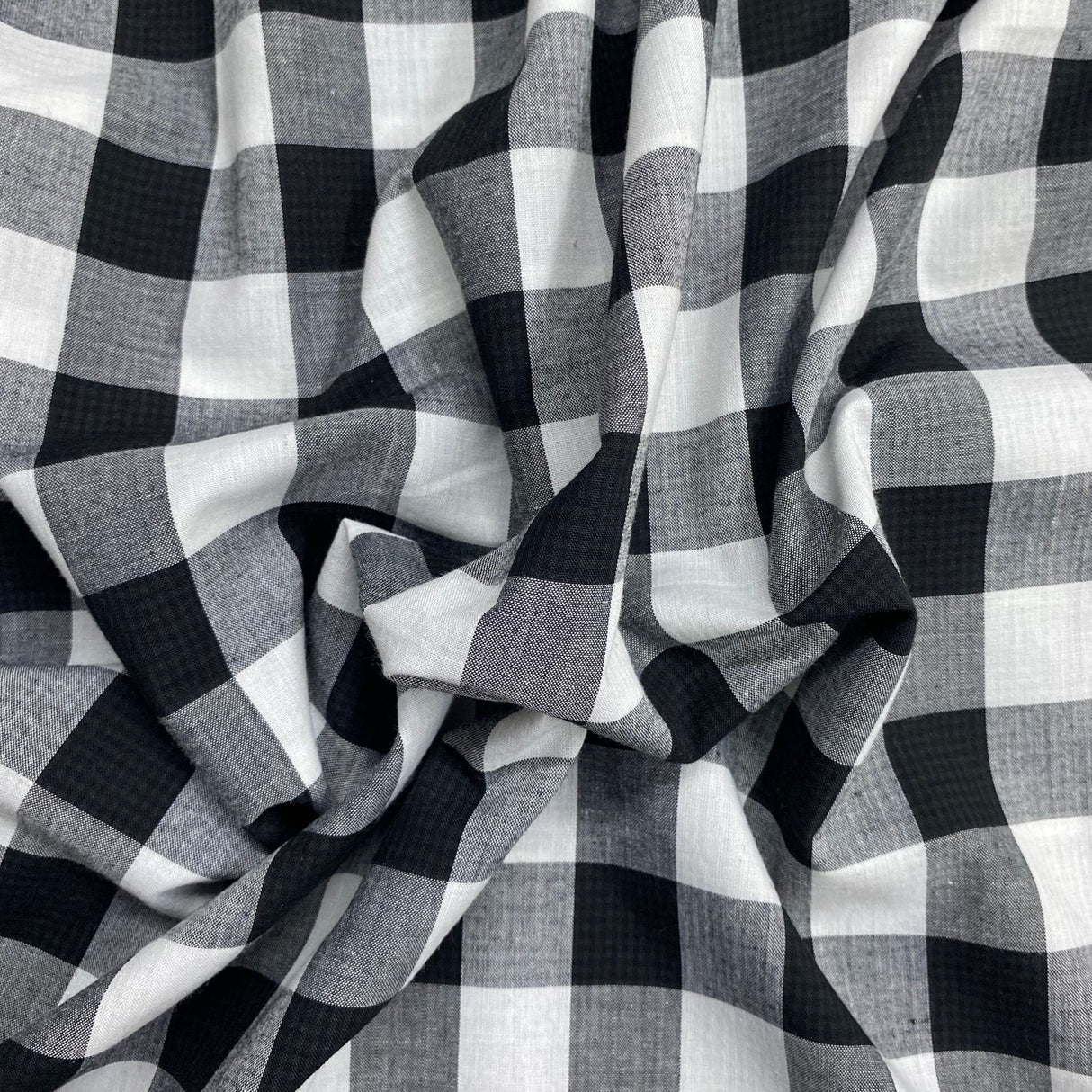Pound A Metre 3 Metres 3 Metre Digitally Printed 100% Cotton- 55" Wide (Checks)