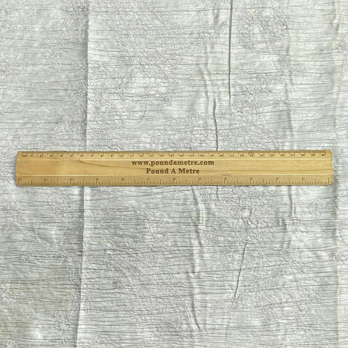 Pound A Metre 3 Metres 3 Metre Dressmaking Embroidery Polyester 55" wide (Silver)
