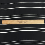 Pound A Metre 3 Metres 3 Metre Dressmaking Printed Crepe 55" wide (Black)