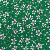Pound A Metre 3 Metres 3 Metre Dressmaking Printed Crepe 55" wide (Green)