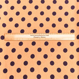Pound A Metre 3 Metres 3 Metre Dressmaking Printed Crepe 55" wide (Polka)