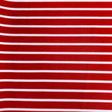 Pound A Metre 3 Metres 3 Metre Dressmaking Printed Crepe 55" wide (Red & White)