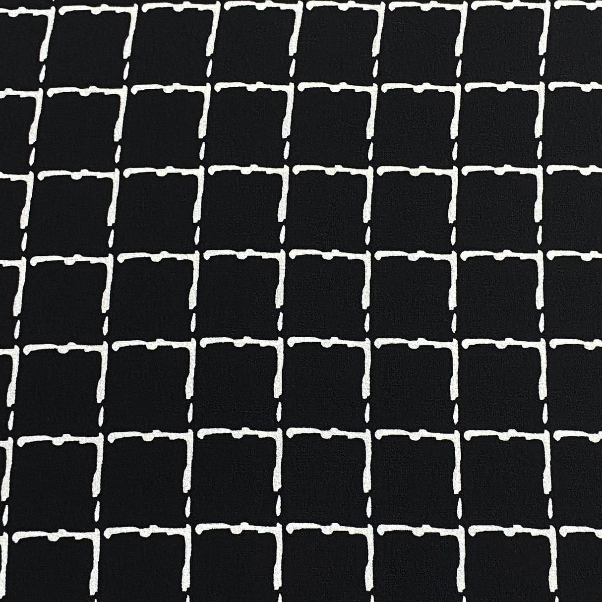 Pound A Metre 3 Metres 3 Metre Dressmaking Printed Crepe 55" wide (Square)