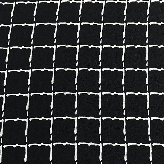 Pound A Metre 3 Metres 3 Metre Dressmaking Printed Crepe 55" wide (Square)