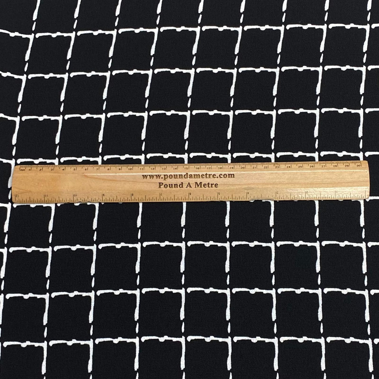 Pound A Metre 3 Metres 3 Metre Dressmaking Printed Crepe 55" wide (Square)