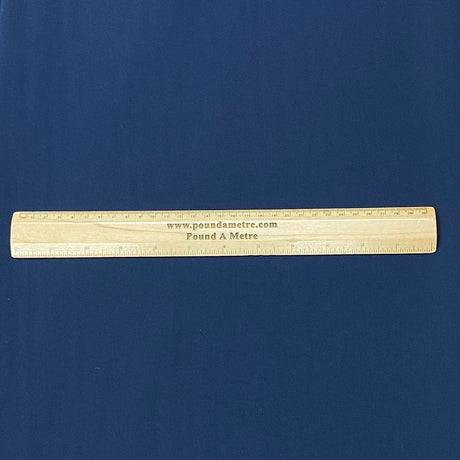Pound A Metre 3 Metres 3 Metre Dressmaking Superior Georgette 55" wide (Navy) (Wowza)