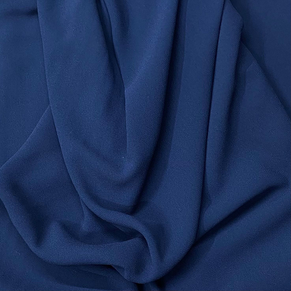 Pound A Metre 3 Metres 3 Metre Dressmaking Superior Georgette 55" wide (Navy) (Wowza)