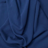 Pound A Metre 3 Metres 3 Metre Dressmaking Superior Georgette 55" wide (Navy) (Wowza)