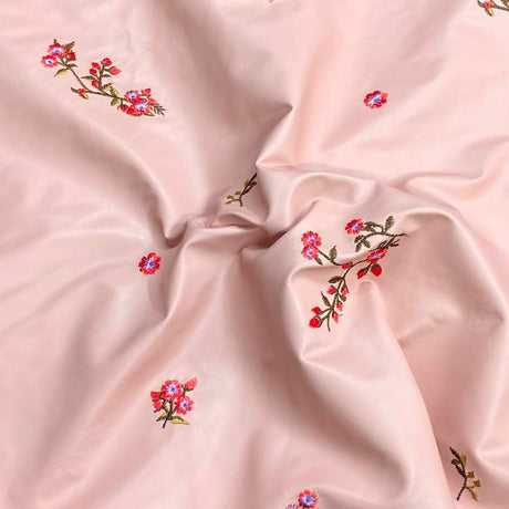 Pound A Metre 3 Metre Embroidery Waterproof Leatherette PVC 55” Wide  (Flower)
