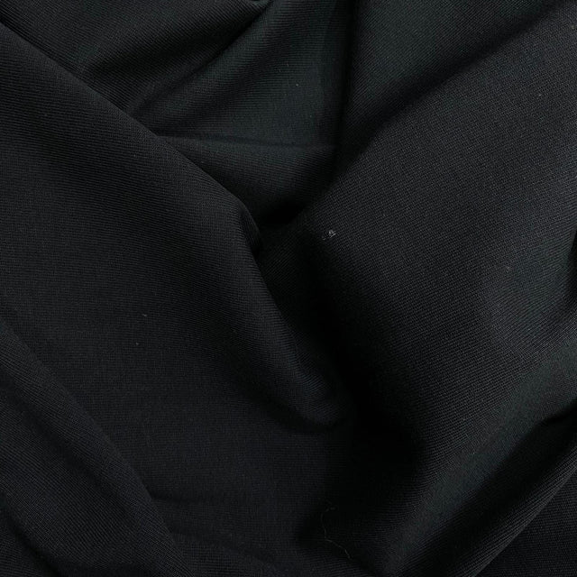 Pound A Metre 3 Metre Luxurious Cotton Feel Jersey - 55"-  (Black)
