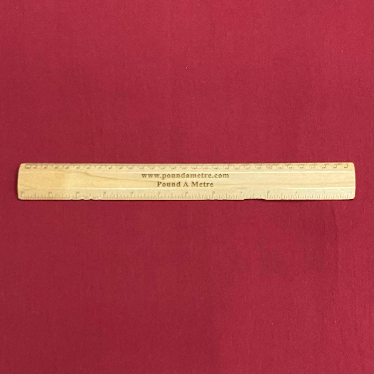 Pound A Metre 3 Metre Luxurious Cotton Feel Jersey - 55"-  (Maroon)