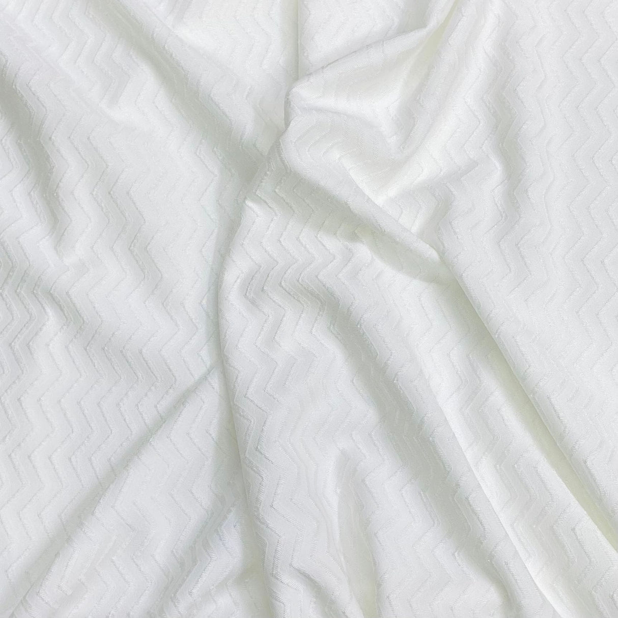 Pound A Metre 3 Metres 3 Metre Luxurious Jacquard Soft Viscose Jersey - 55" (Zigzag) (EOL)