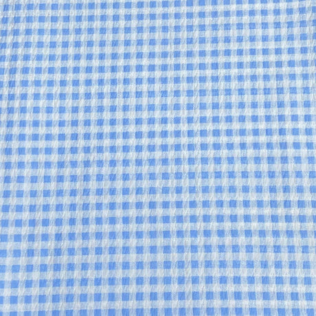 Pound A Metre 3 Metre Luxurious Linen Look Jersey - 60"-  (Blue & White)