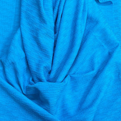 Pound A Metre 3 Metre Luxurious Linen Look Jersey - 60"-  (Ocean)