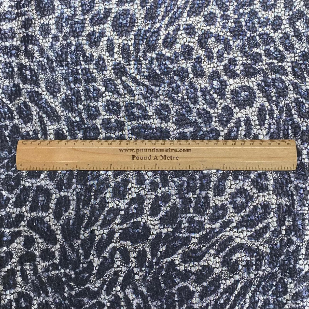 Pound A Metre 3 Metre Luxurious Metallic Snake Jersey - 55"-  (Silver)