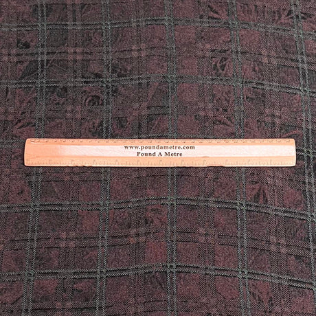 Pound A Metre 3 Metre Luxurious Pashmina Fabric - 36'' Wide (Checked)