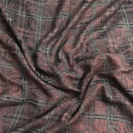 Pound A Metre 3 Metre Luxurious Pashmina Fabric - 36'' Wide (Checked)