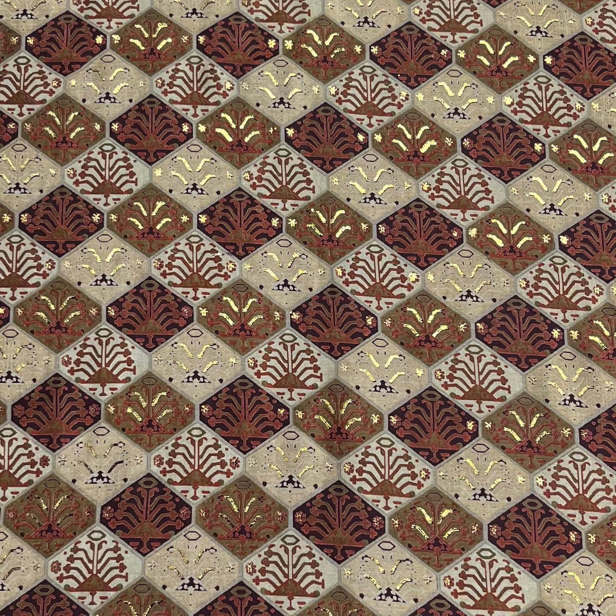 Pound A Metre 3 Metre Luxurious Pashmina Fabric - 36'' Wide (Mosaic)