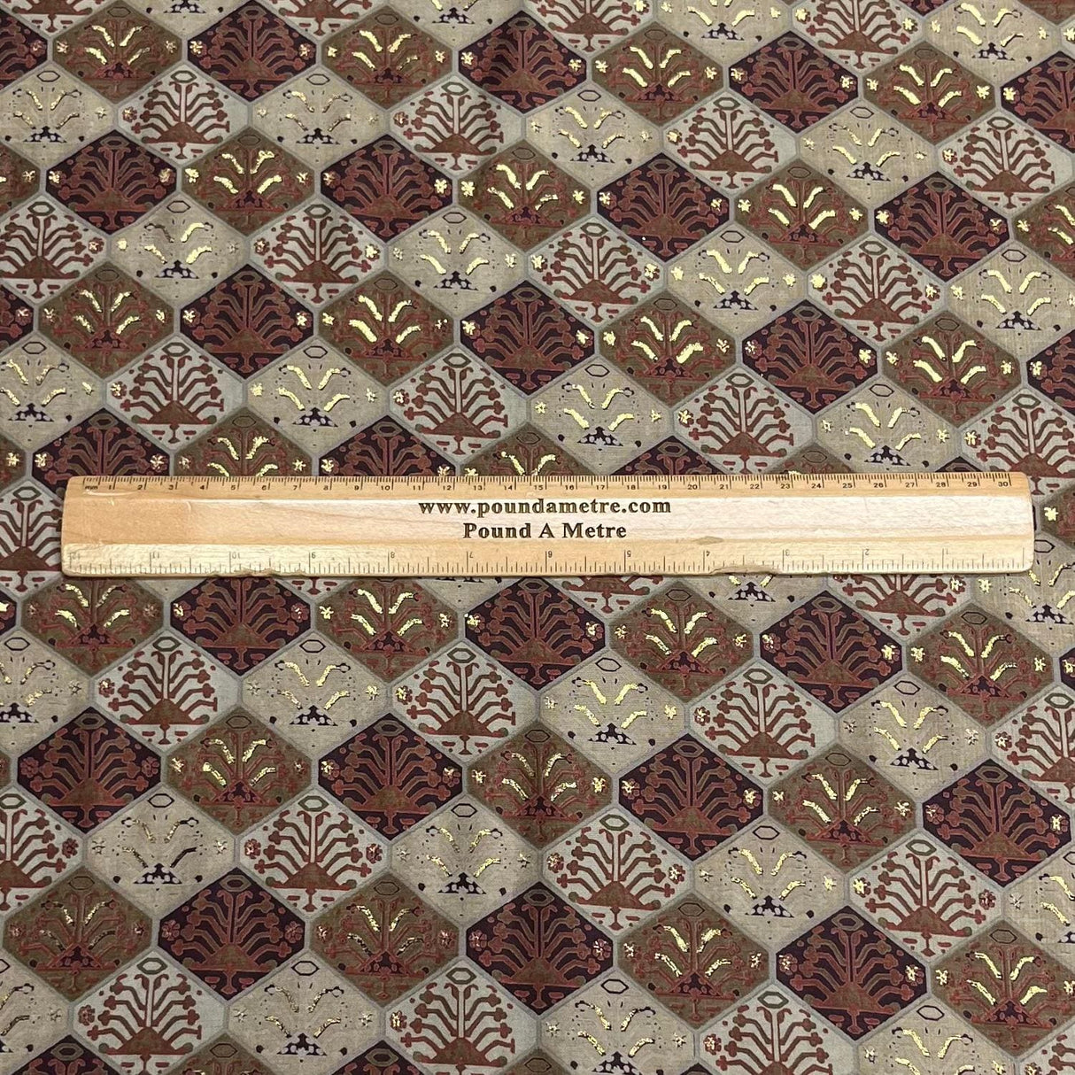 Pound A Metre 3 Metre Luxurious Pashmina Fabric - 36'' Wide (Mosaic)