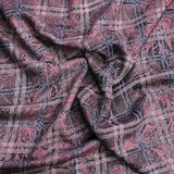 Pound A Metre 3 Metre Luxurious Pashmina Fabric - 36'' Wide (Plaid)