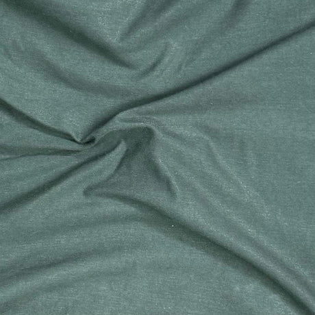 Pound A Metre 3 Metre Luxurious Plain Cotton Feel Jersey - 55"-  (Black)