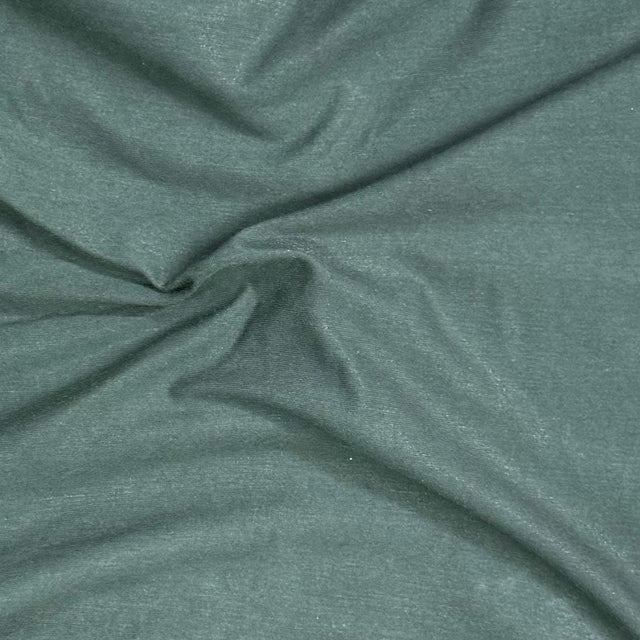 Pound A Metre 3 Metre Luxurious Plain Cotton Feel Jersey - 55"-  (Black)