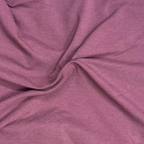 Pound A Metre 3 Metre Luxurious Plain Cotton Feel Jersey - 55"-  (Maroon)
