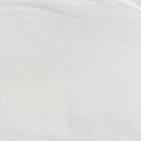 Pound A Metre 3 Metre Luxurious Plain Cotton Feel Jersey - 55"-  (White)