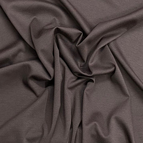 Pound A Metre 3 Metres 3 Metre Luxurious Plain Soft Jersey - 55" (Brown)