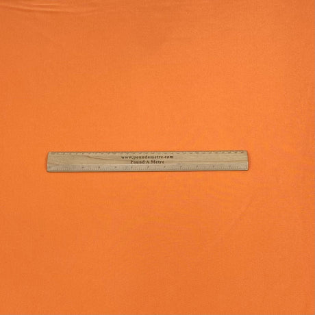 Pound A Metre 3 Metres 3 Metre Luxurious Plain Soft Viscose Jersey - 55" (Orange)