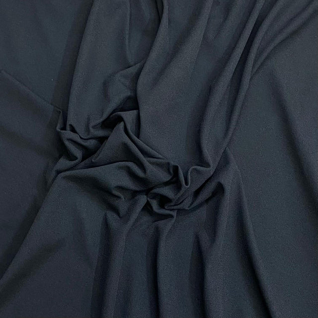 Pound A Metre 3 Metre Luxurious Plain Viscose Jersey - 55"-  (Black) (EOL)