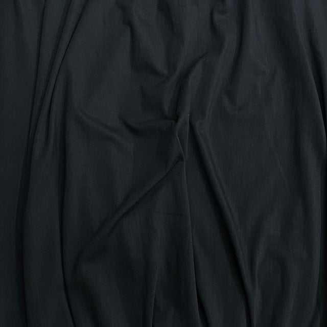 Pound A Metre 3 Metre Luxurious Plain Viscose Jersey - 55"-  (Black)