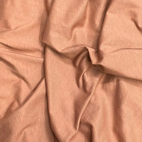 Pound A Metre 3 Metre Luxurious Plain Viscose Jersey - 55"-  (Brown)