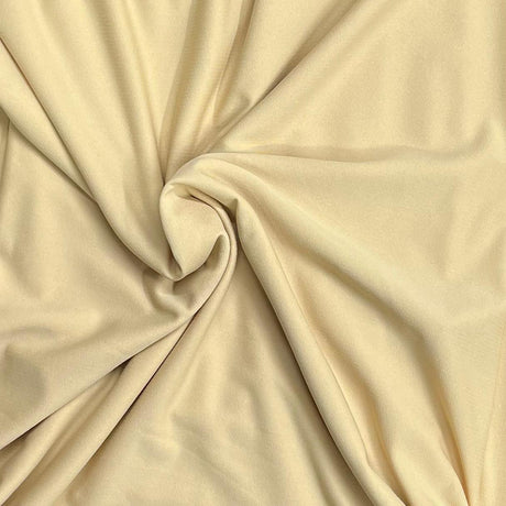 Pound A Metre 3 Metre Luxurious Plain Viscose Jersey - 55"-  (Light Gold)