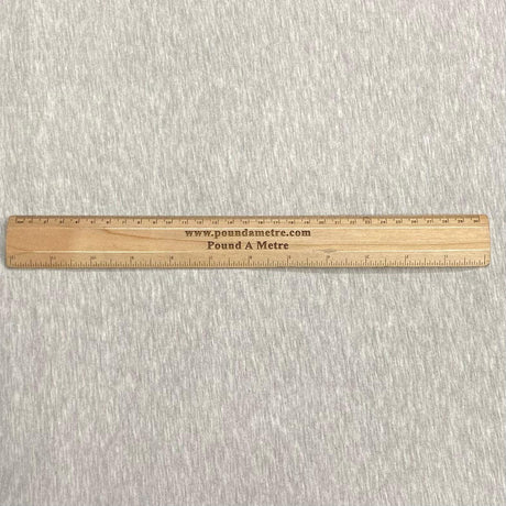 Pound A Metre 3 Metre Luxurious Plain Viscose Jersey - 55"-  (Light Grey)