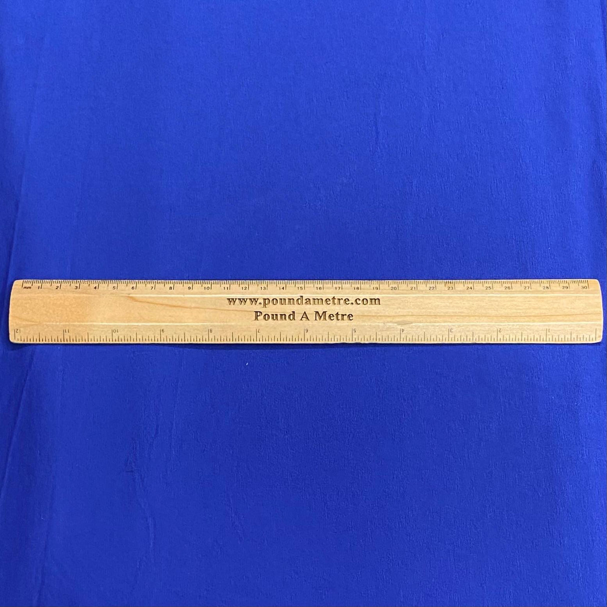 Pound A Metre 3 Metre Luxurious Plain Viscose Jersey - 55"-  (Royal)