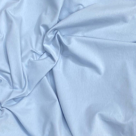 Pound A Metre 3 Metre Luxurious Plain Viscose Jersey - 55"-  (Sky)