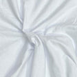 Pound A Metre 3 Metre Luxurious Plain Viscose Jersey - 55"- (White)